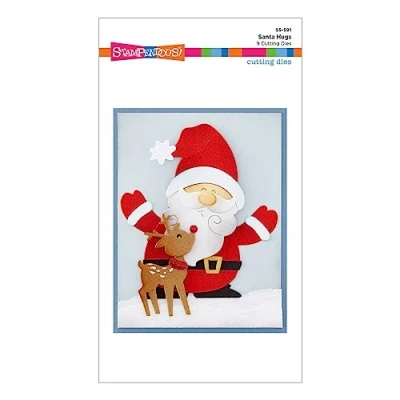 Afbeelding van Stampendous Santa Hugs Cutting Dies (S5 591) (DISCONTINUED)