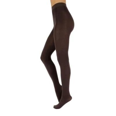 Afbeelding van CALZITALY Dikke panty van kasjmier, ondoorzichtig, voor de winter, S, M, L, XL, XXL, 3XL, 4XL, 150 DEN, Made in Italy, Bruin