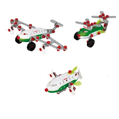 Afbeelding van Theo Klein 8790 Bosch, 3 in 1, bouwset &quot;Aircraft Team&quot;, voor het bouwen van verschillende luchtvaartuigen, speelgoed kinderen vanaf jaar