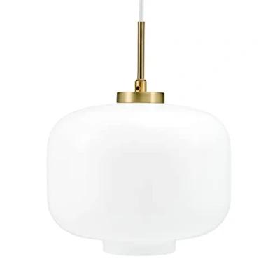 Afbeelding van Dyberg Larsen Arp hanglamp, messingkleurig, glas, Ø 30 cm