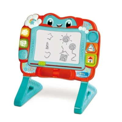 Afbeelding van Clementoni Baby leisteen zingen en leren interactief elektronisch spel, magneetbord voor kinderen van 18 maanden, educatieve nummers woorden, sprekend activiteitencentrum, Italiaans Engels,