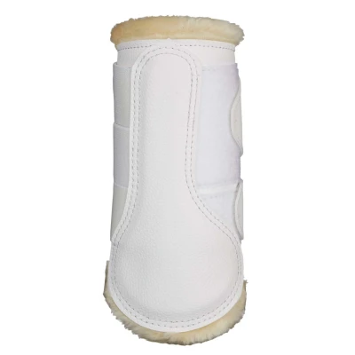 Afbeelding van Le Mieux Fleece Lined Brushing Boots White/Natural Maat L