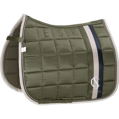 Afbeelding van Eskadron Zadeldekje Classic Sports Big Square Mattgloss Shetty Veelzijdig Dusty Olive