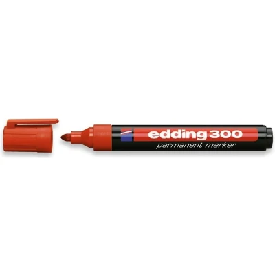 Afbeelding van Edding 300 permanent marker rood (1,5 3 mm rond)