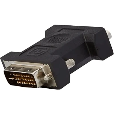 Afbeelding van PremiumCord DVI naar VGA adapter, I (24 + 5) mannelijk aansluiting (15 pins), vernikkeld, kleur: zwart, kpdva 1