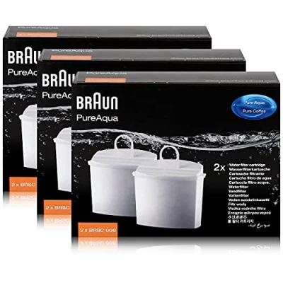 Afbeelding van Braun PureAqua BRSC006 filterpatronen voor waterfilter, 3 stuks