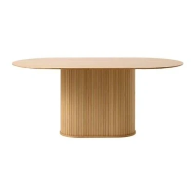 Afbeelding van Hygge Interiors Nola 180 cm Ovale Eettafel Eiken