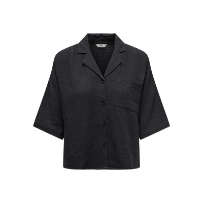 Afbeelding van ONLY Onlthyra NOOS Overhemdblouse, Dames, Maat: XS, Grau