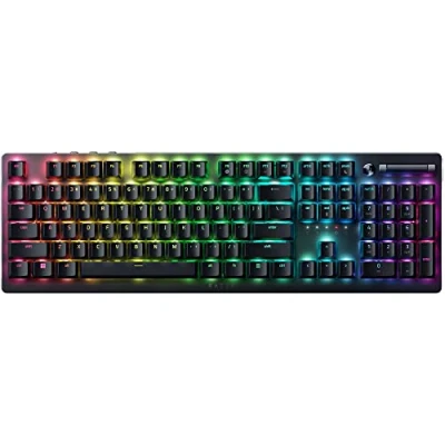 Afbeelding van Razer DeathStalker V2 Pro (Red Switch), optisch draadloos gamingtoetsenbord met laag profiel (lineaire optische schakelaars, HyperSpeed Wireless, Bluetooth 5.0) QWERTZ DE lay out, zwart