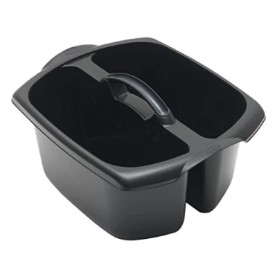 Afbeelding van Home Garden reiniging utility Kunststof Caddy Zwart met handgreep