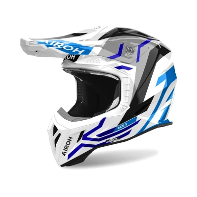 Afbeelding van Airoh Aviator Ace 2 Ground Blue Gloss L Maat Helm