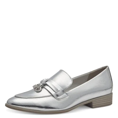 Afbeelding van MARCO TOZZI 2 24308 42 MocassinDames, zilver.