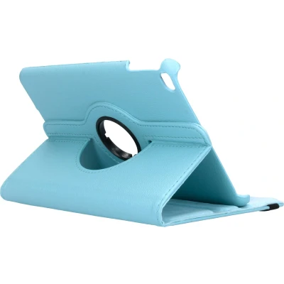 Afbeelding van Tablet Hoes Geschikt voor iPad Mini 5 (2019) / 4 (2015) 360 Draaibare Bookcase Turquoise /Turquoise