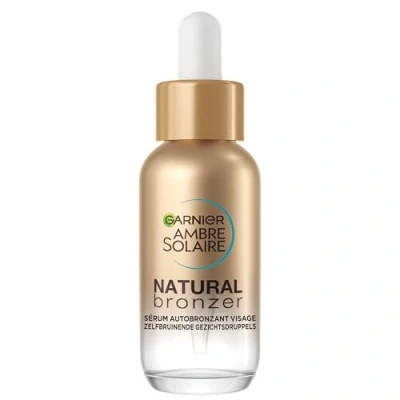 Image de Garnier Ambre Solaire Gouttes Auto Bronzantes Visage Naturel Bronzer avec Bronzage Progressif 30 ML