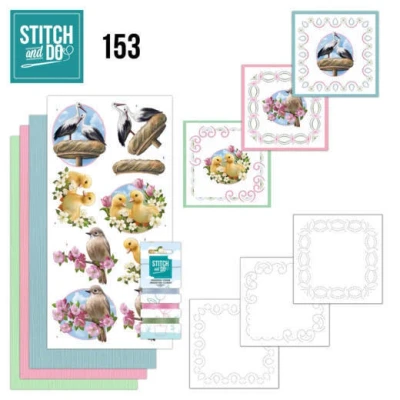 Afbeelding van Nr. 153 Enjoy Spring Stitch and Do Set by Amy Design