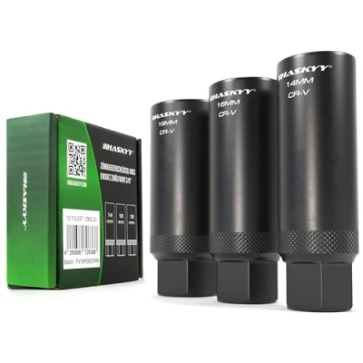 Afbeelding van Haskyy Set van 3 zeskantige bougies 3/8&quot; SW 14 16 18 mm