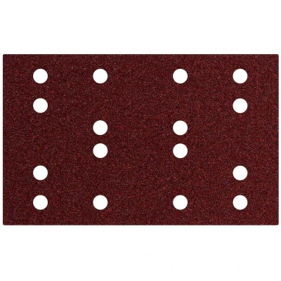 Afbeelding van Metabo 635191000 Zelfklevende bladen 80 x 133 mm, P 60, 16 gaten, met klittenbandbevestiging (SRA)