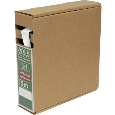 Afbeelding van Quadrios 25CA490 Krimpkous met lijm Wit Krimpverhouding:3:1 5 m
