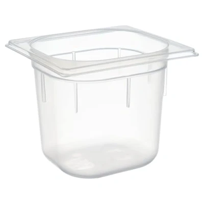 Afbeelding van APS 82140 GN 1/6 container van polypropyleen met literschaal, 17, 6 x 16, 2 15 cm, 2,2 liter