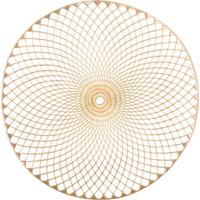 Afbeelding van Placemats Goud Set van 4 D38cm Tafeldecoratie