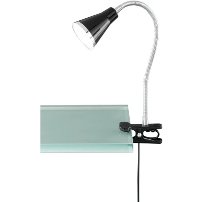 Afbeelding van REALITY ARRAS Klemlamp Zwart incl. 1x SMD 4W