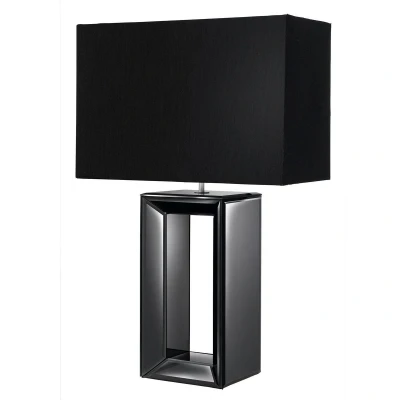Afbeelding van Zwarte schemerlamp Mirror EU1610BK