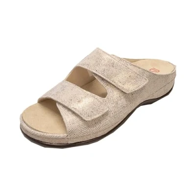 Afbeelding van Berkemann Dames goud slippers &amp; muiltjes maat 37