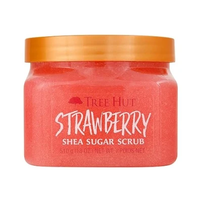 Image de Tree Hut Strawberry Shea Sugar Gommage pour le Corps