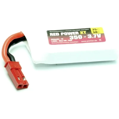 Afbeelding van Red Power LiPo accupack 3.7 V 350 mAh 25 C Softcase JST, BEC