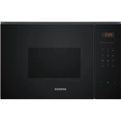Afbeelding van Siemens BE523LMB1 iQ300 Inbouwmagnetron 38x59 cm 20 l Zwart Eenvoudig te reinigen met hydrolyse