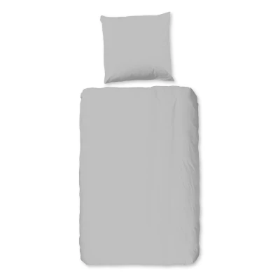 Afbeelding van Pure Dekbedovertrek &quot;uni dessin&quot; Groen (135x200 cm) Microfiber