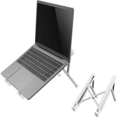 Afbeelding van Laptopstandaard Neomounts NSLS010 opvouwbaar Zilver