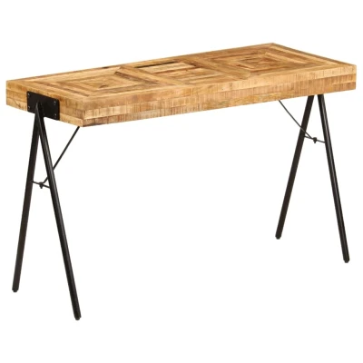Afbeelding van Schrijftafel 118x50x75 cm massief mangohout