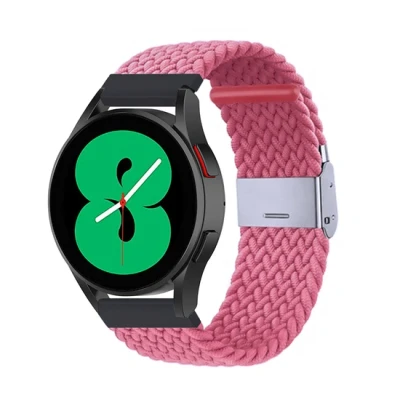 Afbeelding van Braided nylon bandje Roze Xiaomi Redmi Watch 5 Active / Lite
