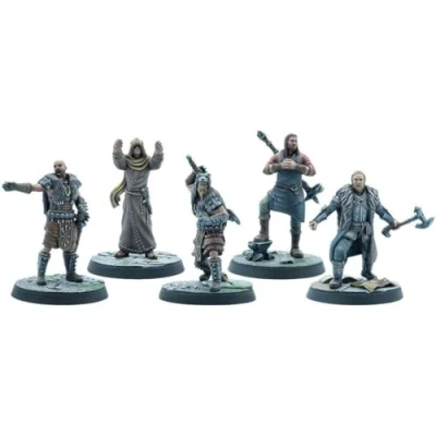 Afbeelding van The Elder Scrolls: Call To Arms Stormcloak Chieftains Miniature Game Ongeschilderd
