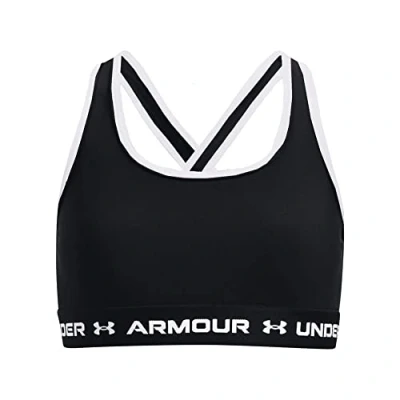 Afbeelding van Under Armour G Crossback Sportbh met medium support black, Dames, Maat: 128, Black