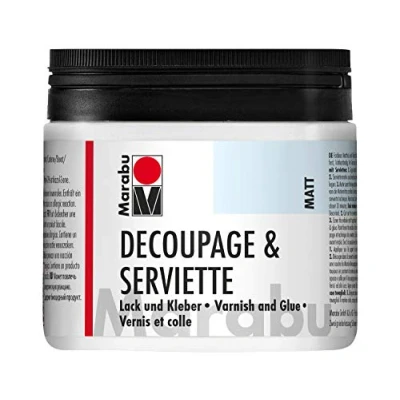 Afbeelding van Marabu Crackling Vernis, middelgroot, lijm, mat, 500 ml, transparant