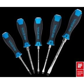 Afbeelding van SW Stahl 32816L Schroevendraaierset Gesplitst, Kruisgleuf (PH) PH1, PH2, 4, 5.5, 8 Magnetisch