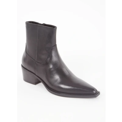 Afbeelding van Vagabond Kelsey Korte laarzen, Dames, Maat: 39, Black Leer