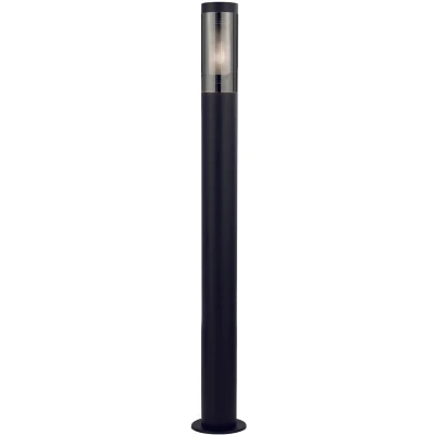 Afbeelding van Tuinpadverlichting Batton, IP44, zwart, hoogte 90 cm, metaal