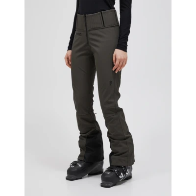 Afbeelding van Peak Performance dames hoge stretch ski broek olive Groen M