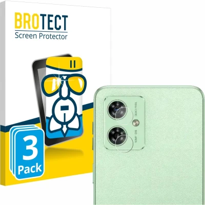 Afbeelding van BROTECT Screenprotector voor Motorola Moto G54 (ALLEEN Camera Lens) Folie Beschermfolie Beschermglas transparant (3 Stuks)