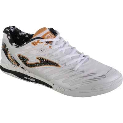Afbeelding van Joma Regate Rebound Zaalvoetbalschoenen, Heren, Maat: 43, White/black/gold Textiel/ synthetisch