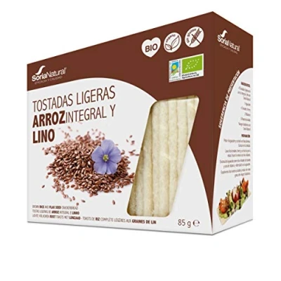 Afbeelding van Alecosor Bio Tostadas De Arroz Y Lino