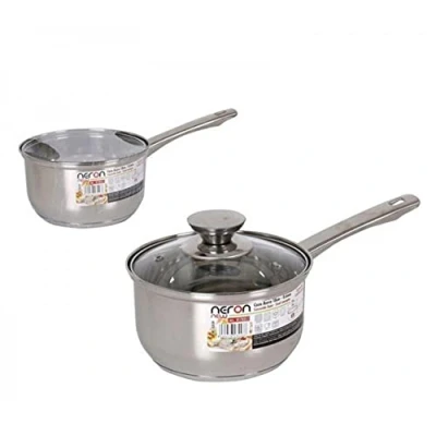 Afbeelding van Steelpan met deksel 16 cm 2 liter NEW INDUCTIE NERON