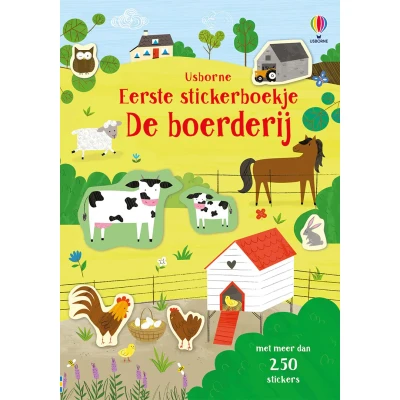 Afbeelding van Uitgeverij usborne eerste stickerboekje de boerderij