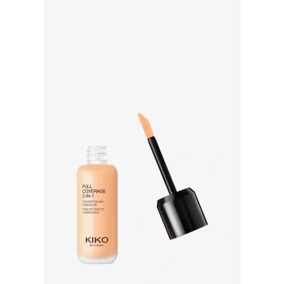 Afbeelding van KIKO Milano FULL Coverage 2 IN 1 Foundation AND Concealer Concealer, Dames, Maat: 25 ml, warm beige