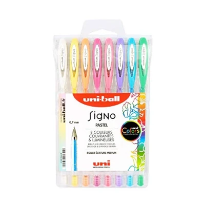 Image de Etui 8 stylos Uni Ball Pastel 0,7 mm
