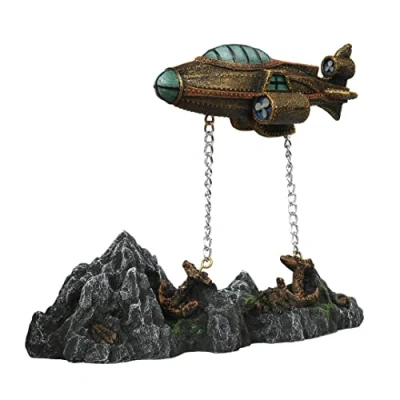 Afbeelding van Aqua Della Aquariumdecoratie Vissen Steampunk Drijvende Onderzeeër 20x9,7x16cm Meerkleurig 1st