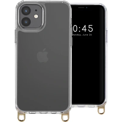 Afbeelding van Selencia Hoesje Geschikt voor iPhone 12 / Pro Cord Case zonder koord Transparant